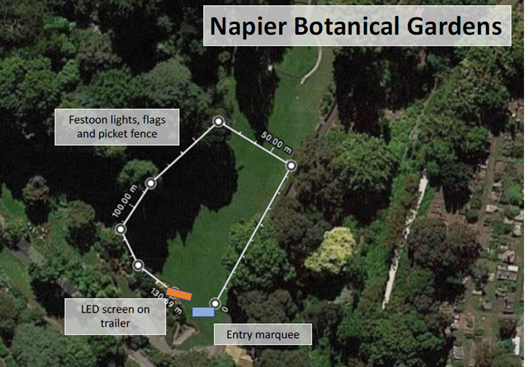 A picture containing text, tree, sign

Description automatically generated
